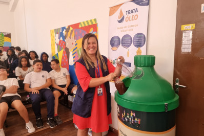 Programa Trata Óleo leva novos pontos de coleta para escolas de Petrópolis