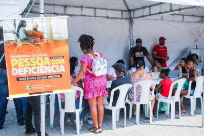 Prefeitura de Belford Roxo realiza ação social no 'Dia  de Luta da Pessoa com Deficiência'