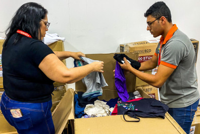 Funbel encaminha doações para vítimas do ciclone no Rio Grande do Sul