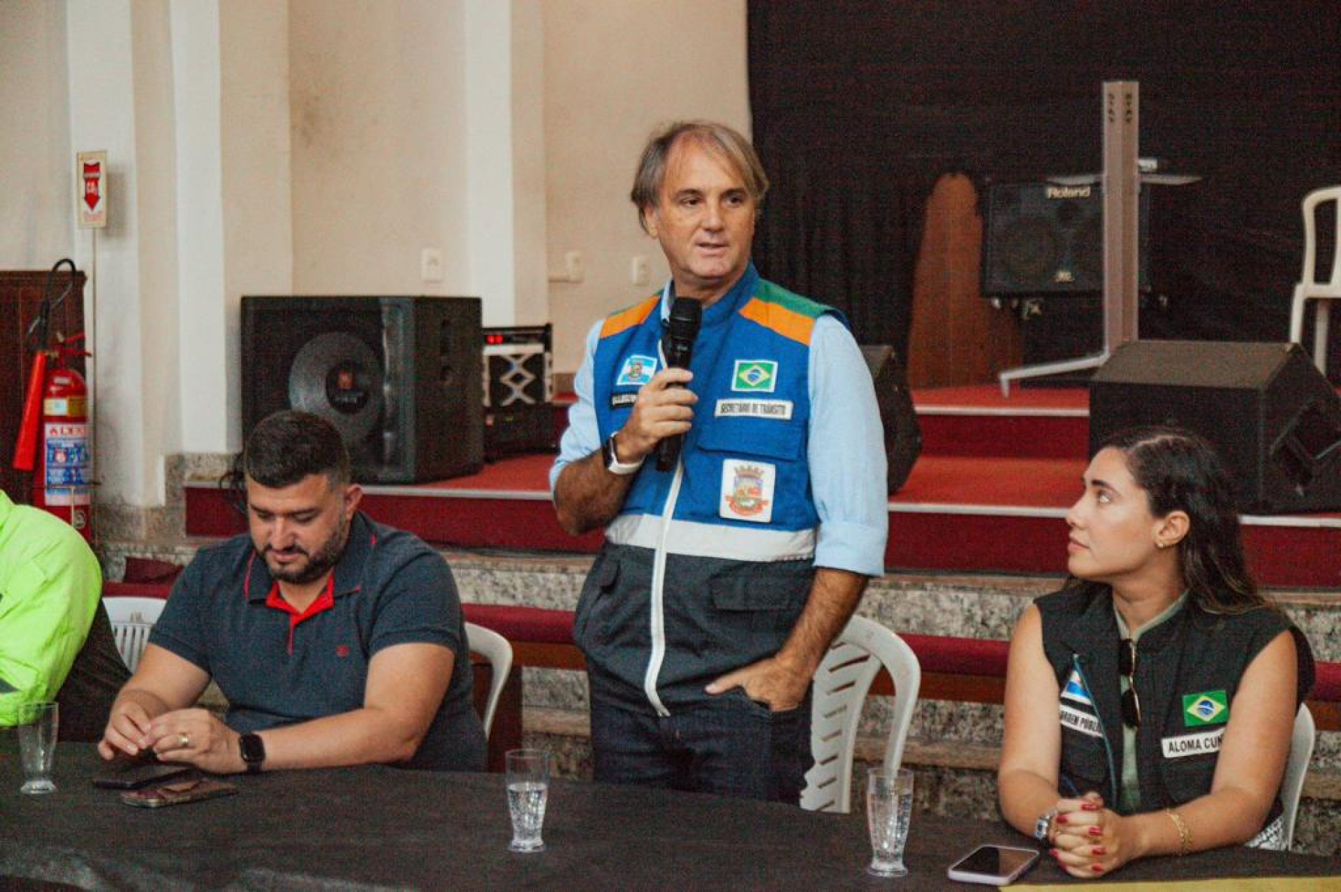 Nilton Marques, coordenador do N&uacute;cleo de Educa&ccedil;&atilde;o para o Tr&acirc;nsito, falou sobre a lei ordin&aacute;ria N&deg; 6684 DE 12/04/22 e destacou a import&acirc;ncia da celebra&ccedil;&atilde;o - Divulga&ccedil;&atilde;o / PMN