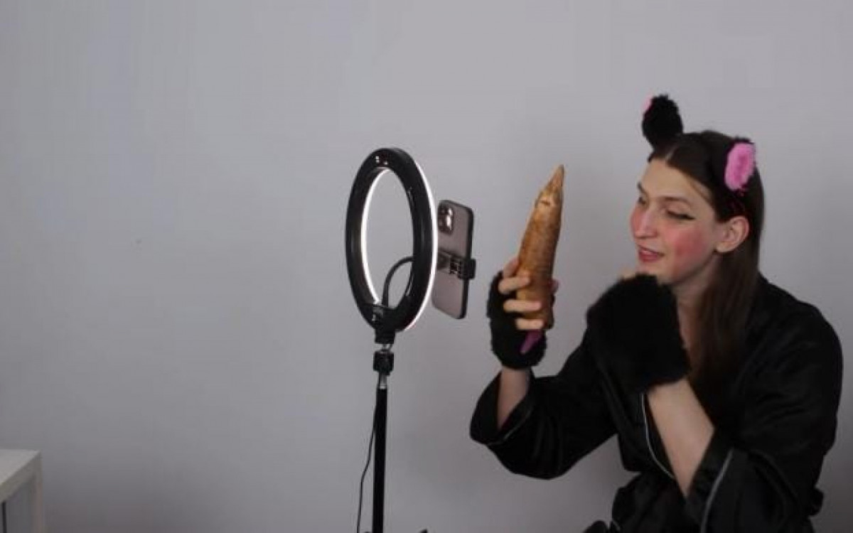 Felca fazendo live como NPC - Reprodu&ccedil;&atilde;o/Instagram