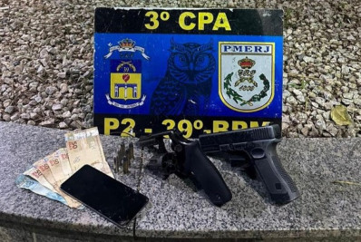 PM prende miliciano que atuava em dois bairros de Belford Roxo