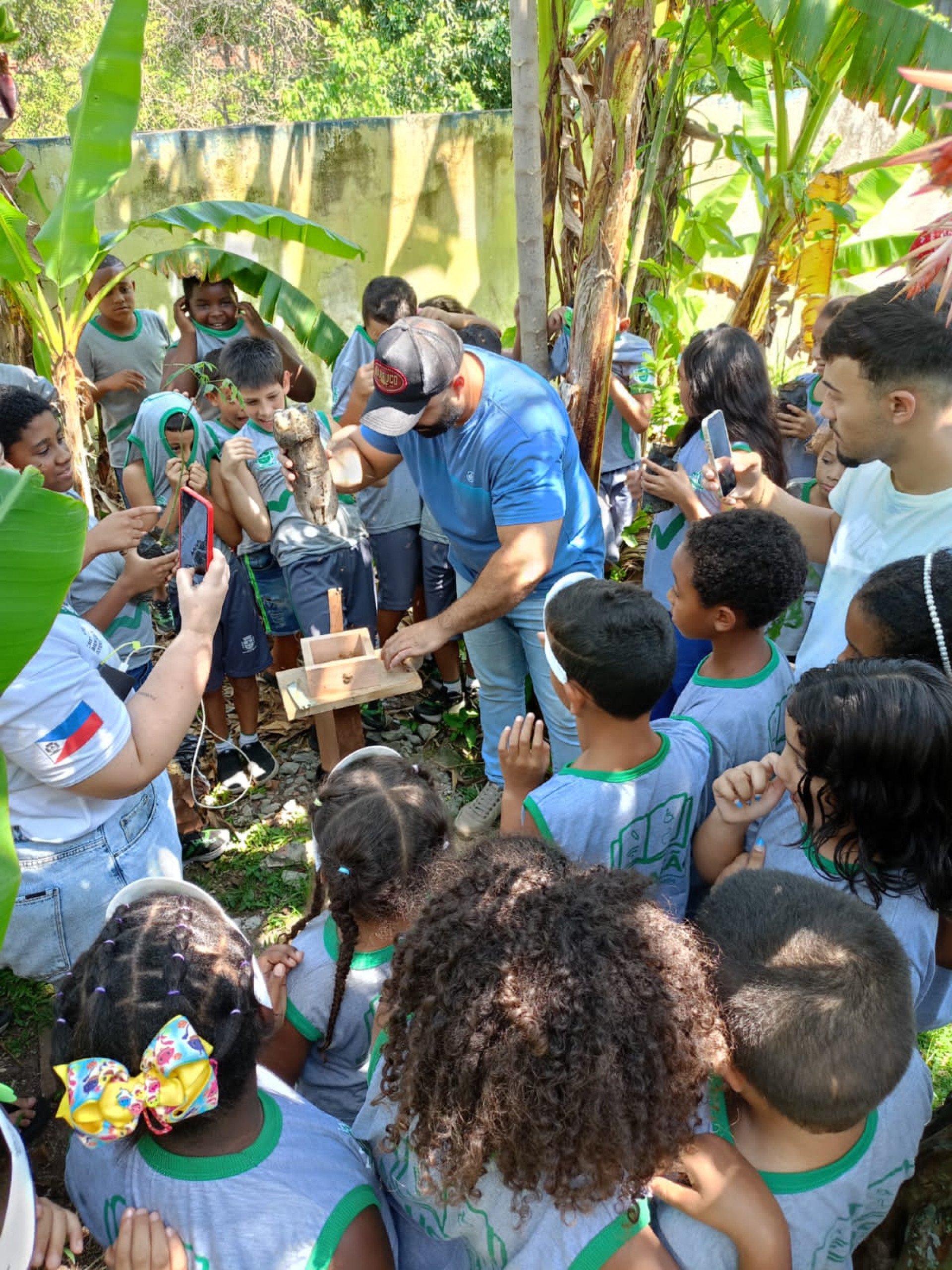 Estudantes de Guapimirim conhecem o projeto \
