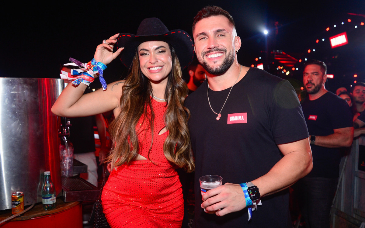 Sarah Andrade e Arthur Picoli curtem o Rodeio de Jaguariúna