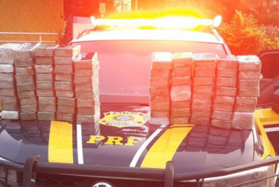 PRF apreende mais de 85kg de pasta base de cocaína na Dutra