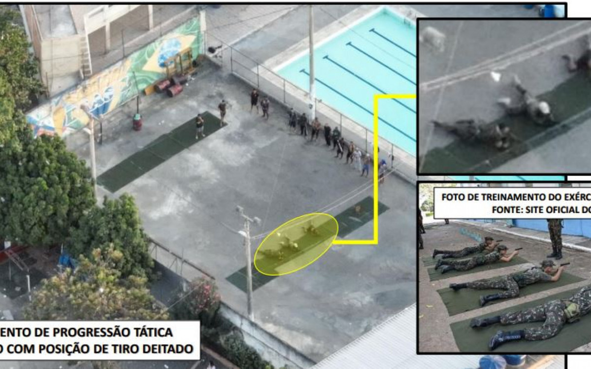 Drones registraram treinamento de criminosos na Vila do João, no Complexo da Maré