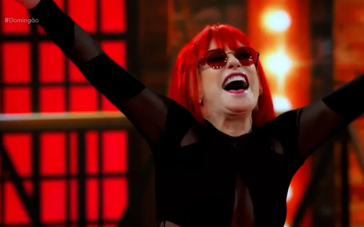 Ana Maria Braga foi campeã da 'Batalha do Lip Sync' após dublar Rita Lee - Reprodução/TV Globo