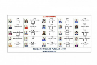 Mais de 20 candidatos concorrem às vagas de conselheiros tutelares em Guapimirim