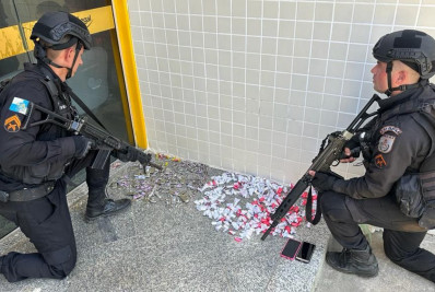 Após troca de tiros, dois homens são presos por tráfico de drogas em São Pedro da Aldeia