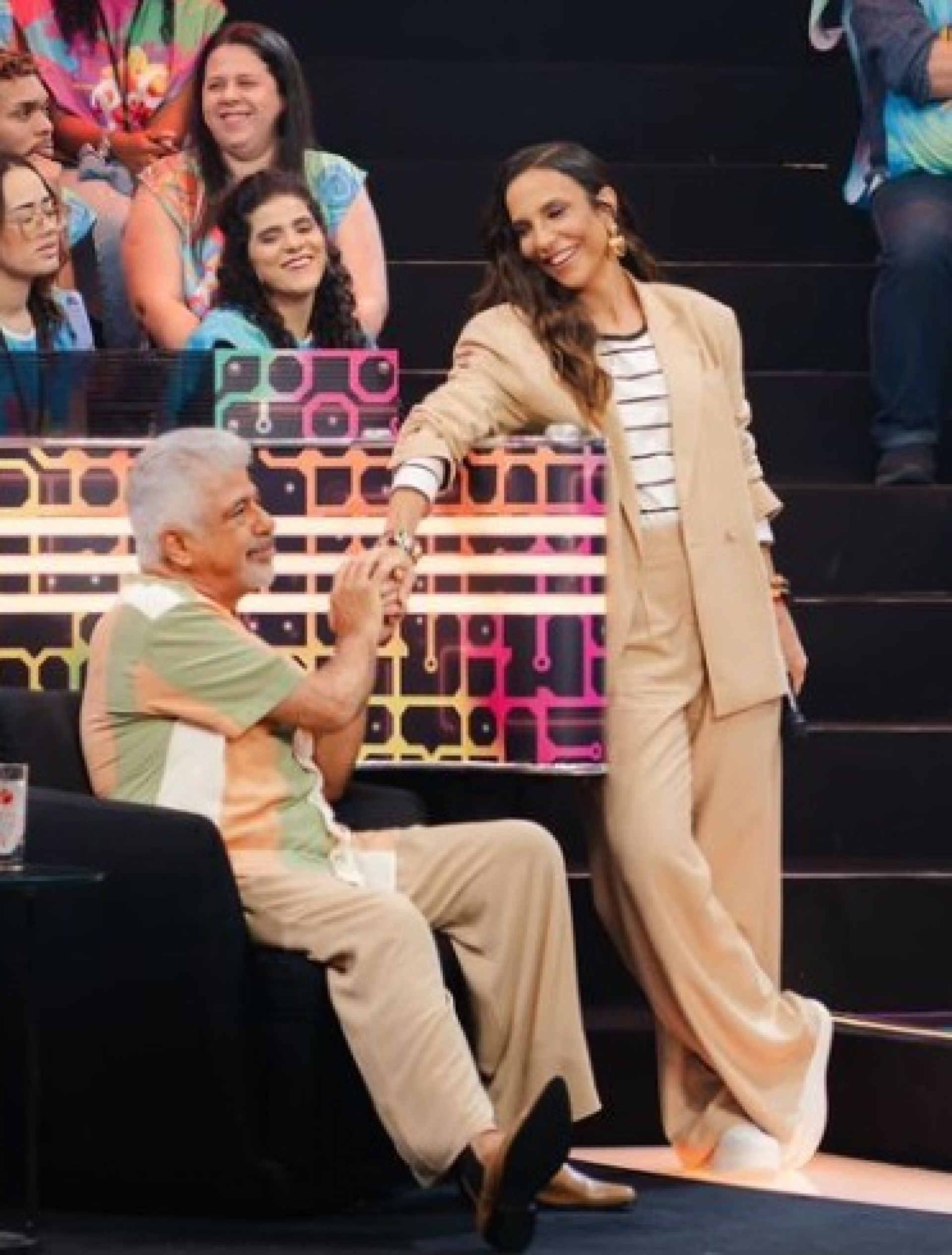 Lulu Santos participou do 'Pipoca da Ivete' - Reprodução