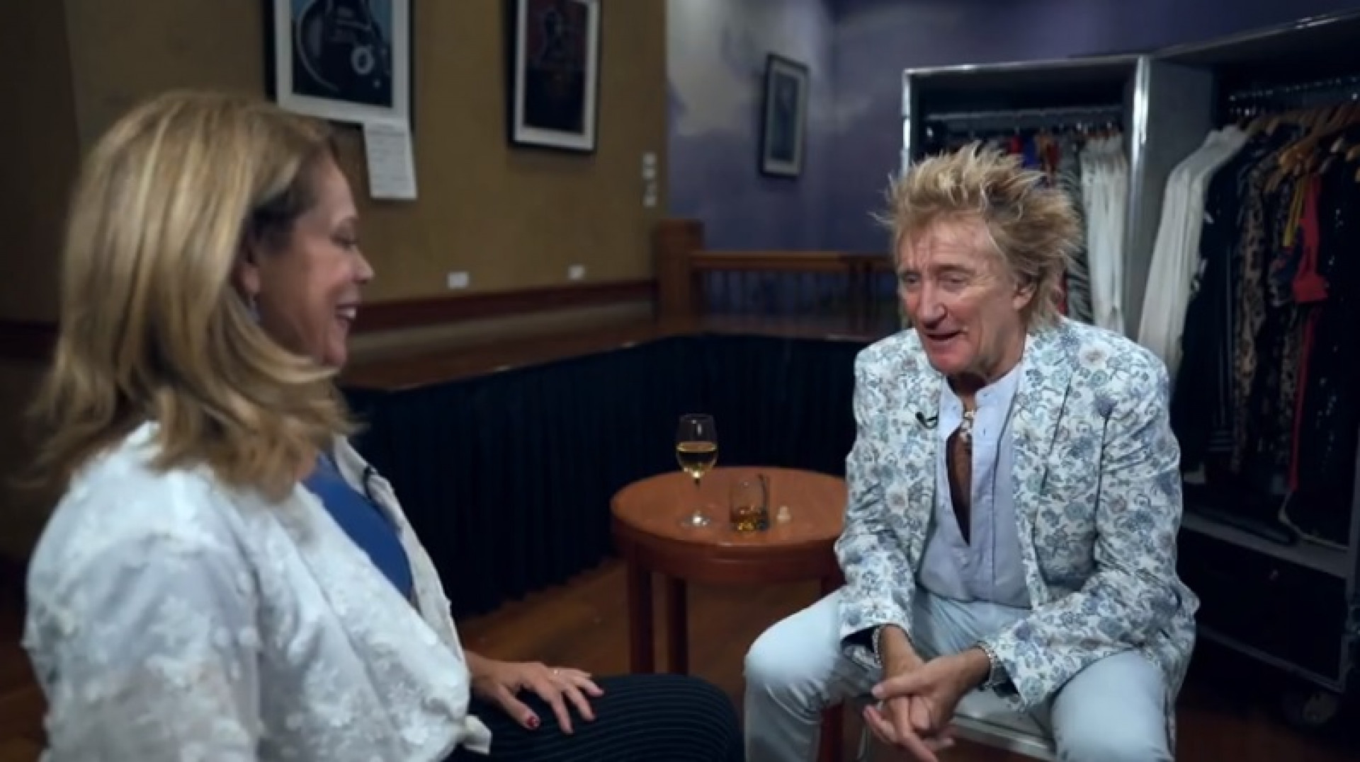 Rod Stewart conversa com o 'Fantástico' sobre os shows que fará no Brasil - Reprodução