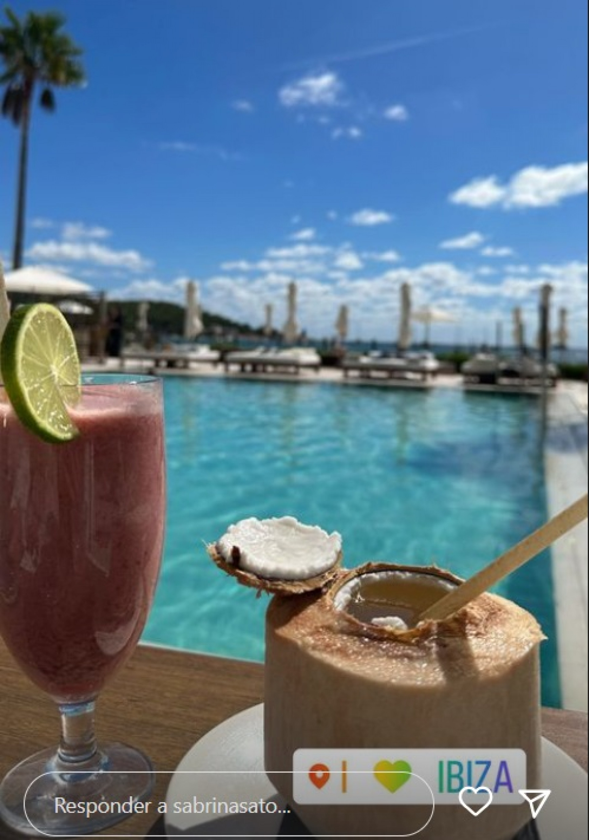 Sabrina Sato já chegou a Ibiza para o casamento de Ronaldo e Celina Locks - Reprodução Internet