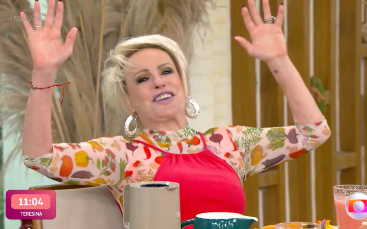 Lázaro Ramos deu susto em Ana Maria Braga com 'anúncio' em meio a onda de separações - Reprodução/TV Globo