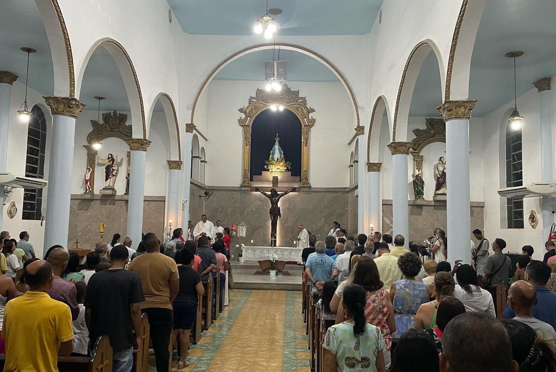 Missa Solene pelo aniversário de 24 anos de emancipação de Mesquita - Divulgação/ PMM