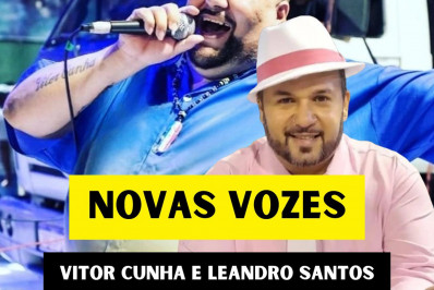 Vitor Cunha e Leandro Santos são os novos intérpretes da São Clemente