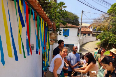 Centenas de pessoas participaram da ação do Coletivo 