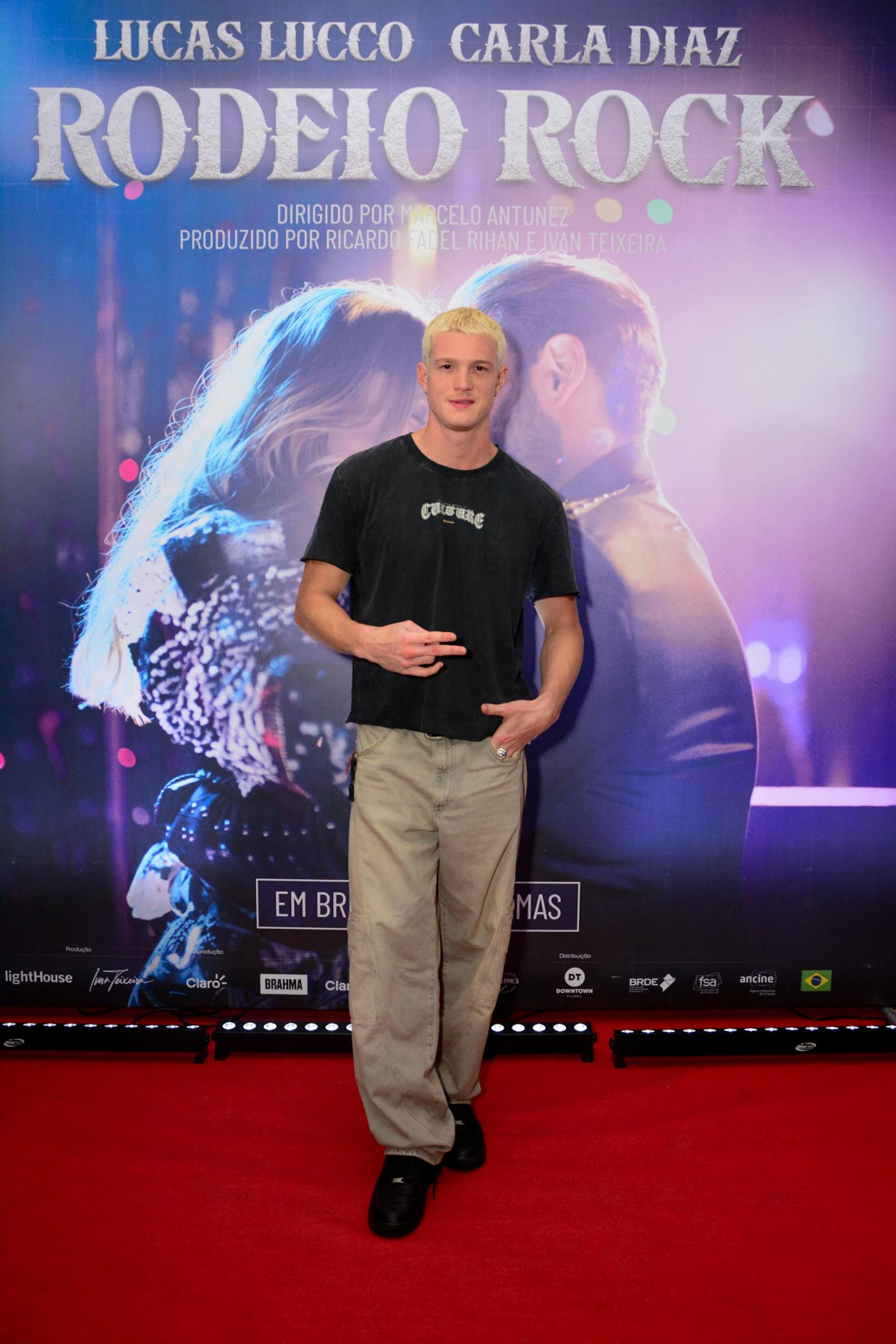 Pedro Novaes na pré-estreia de 'Rodeio Rock' - Webert Belicio/ Agnews