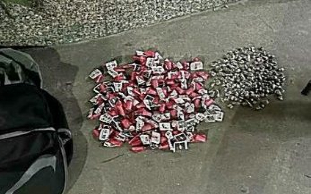 210 buchas de maconha e 142 pinos de cocaína.