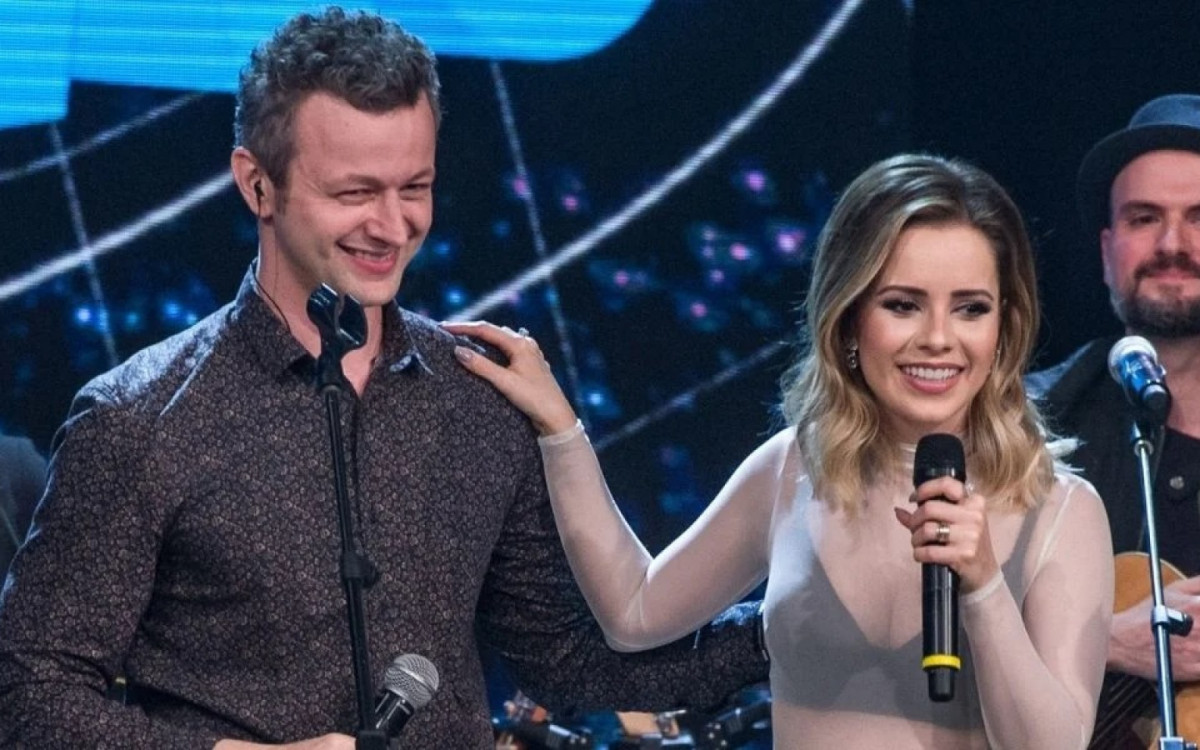 Separados, Lucas Lima e Sandy participam de gravação do 'Altas Horas - Divulgação