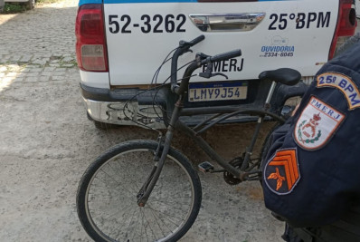 Bicicleta roubada é recuperada e entregue à vítima em Cabo Frio