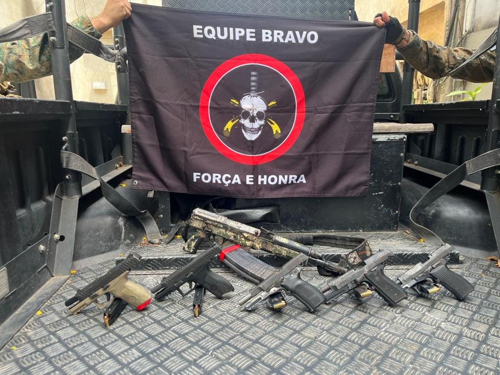 Seis criminosos morreram em confronto com PMs em Vargem Grande
 - Reprodução