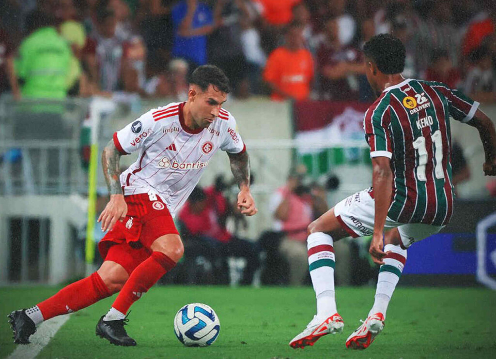 Cano faz dois e Fluminense busca empate contra Internacional no primeiro  jogo da semifinal da Libertadores