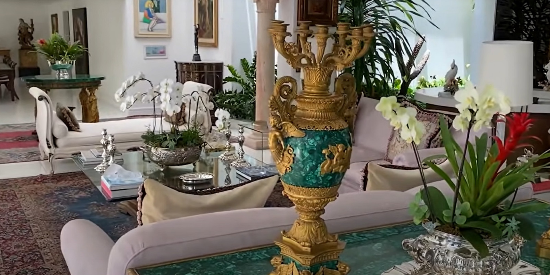 Veja fotos da mansão de Hebe Camargo - Reprodução de vídeo / Youtube / Felipeh Campos