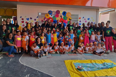 Creche Municipal Fátima Nunes comemora a chegada da Primavera em Belford Roxo