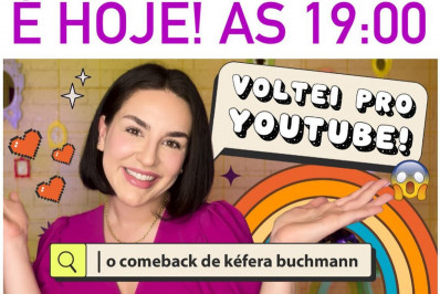 Veterana na plataforma, Kéfera Buchmann anuncia retorno ao Youtube após três anos