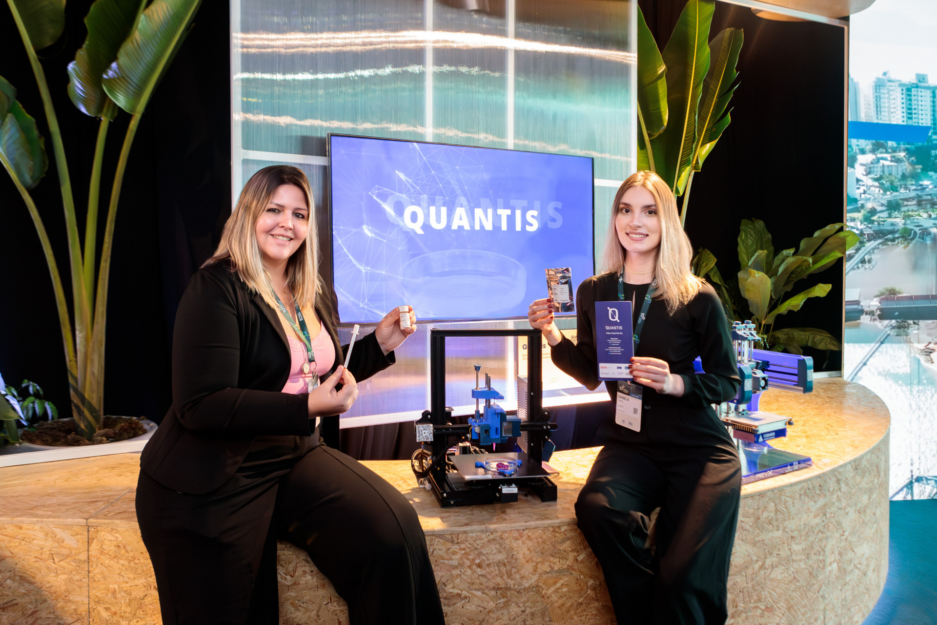 Representantes da Quantis exibem projeto - Murilo Moser/Sebrae