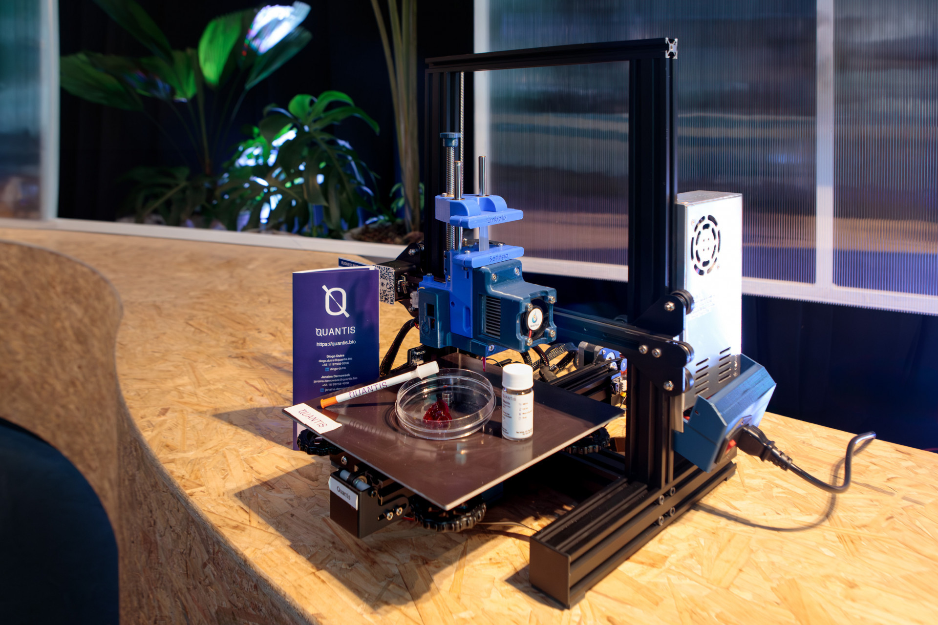 Máquina é capaz de realizar impressão 3D de células humanas - Murilo Moser/Sebrae