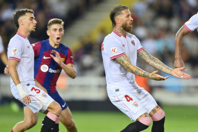 Com gol contra de Sergio Ramos, Barcelona vence o Sevilla assume a liderança do Campeonato Espanhol