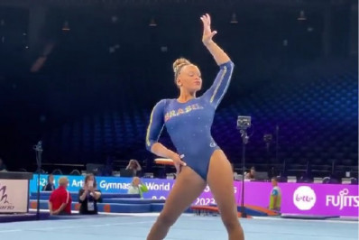 Vídeo: Rebeca Andrade apresenta novo solo, com músicas de Anitta e Beyoncé