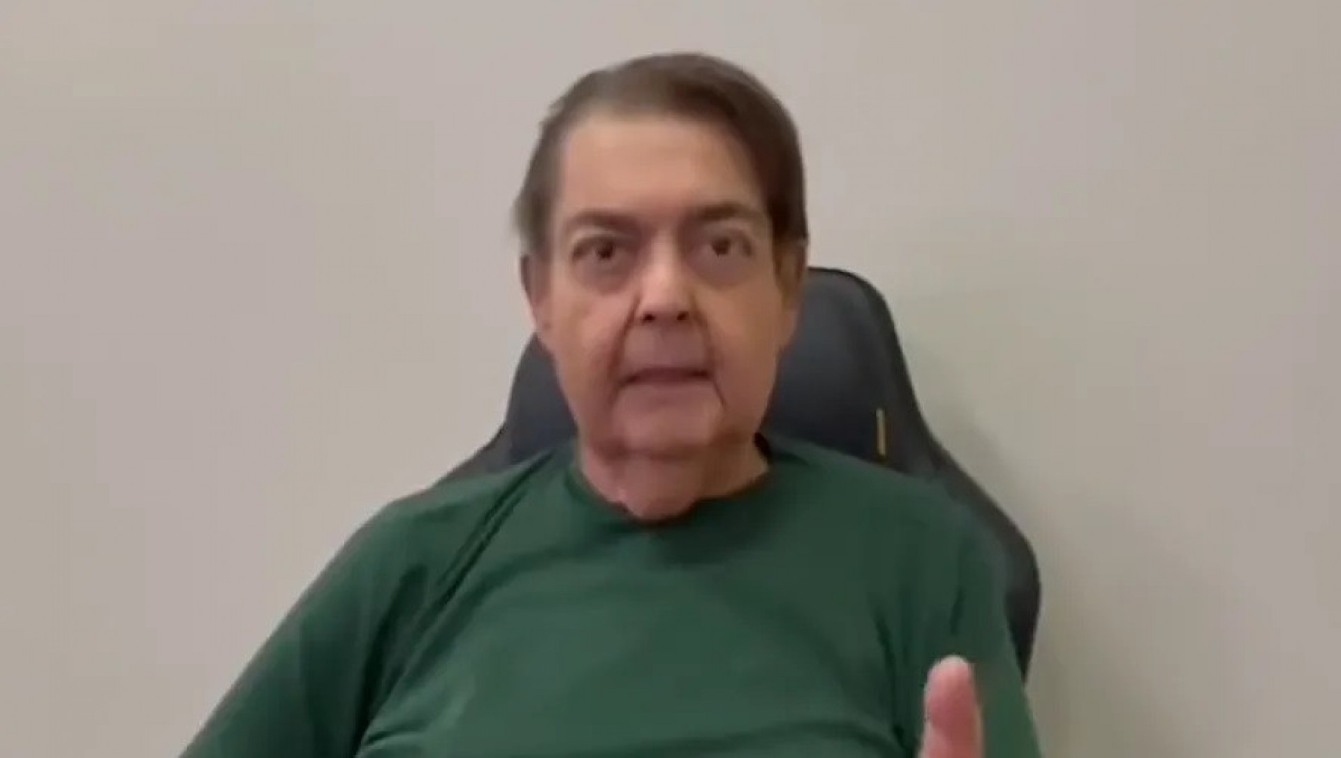 Faustão surge incentivando transplantes em vídeo publicado pelo Ministério da Saúde - Reprodução / Twitter
