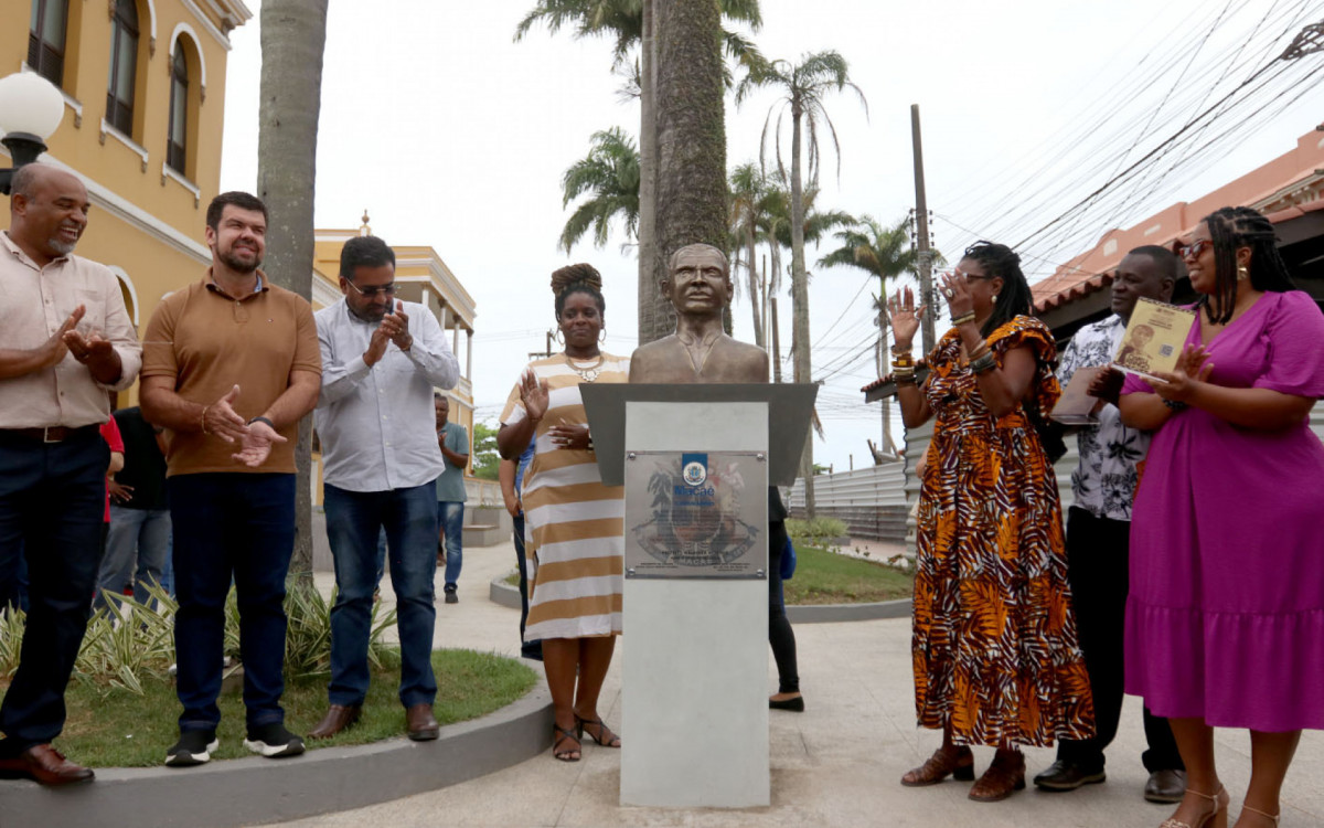 Busto do líder quilombola Carukango é inaugurado