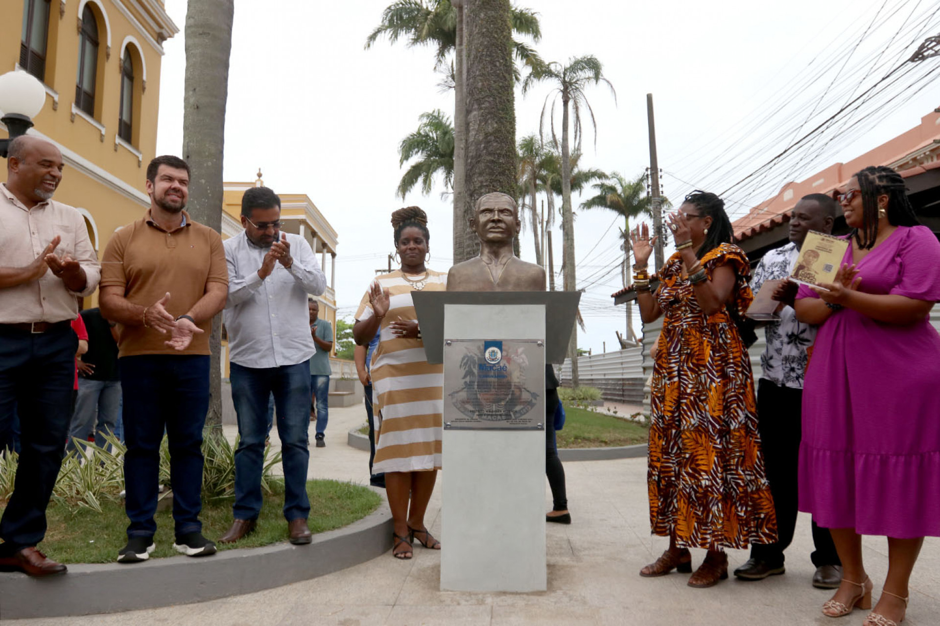 Busto do líder quilombola Carukango é inaugurado - Foto: Divulgação