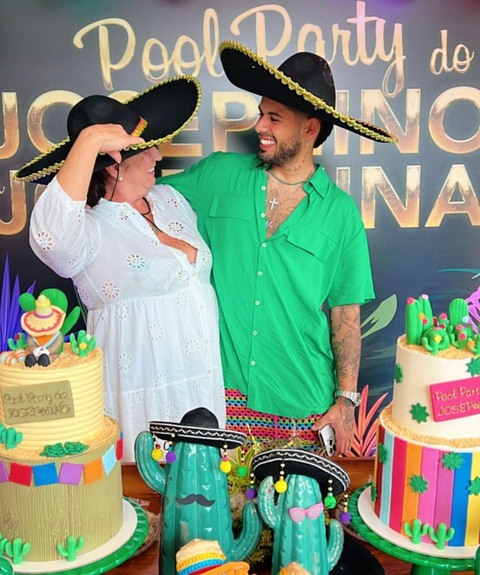 Z&eacute; Felipe e a sogra  - Reprodu&ccedil;&atilde;o / Instagram 