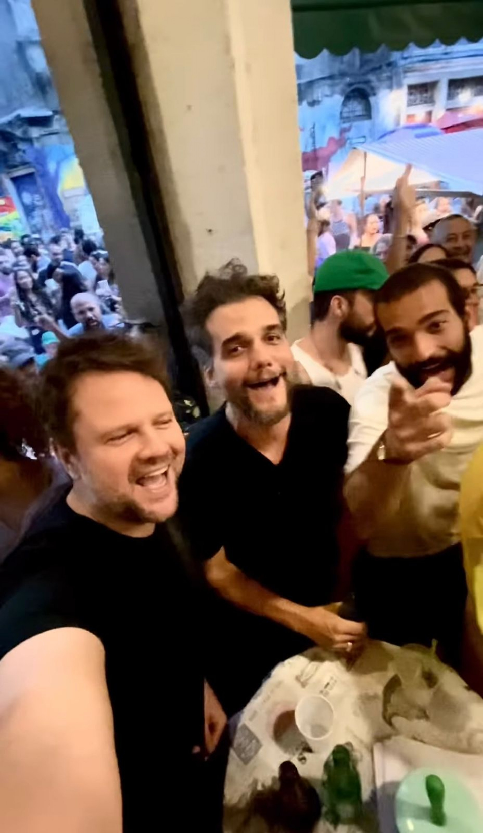 Selton Mello, Wagner Moura e Humberto Carrão - Reprodução / Instagram 