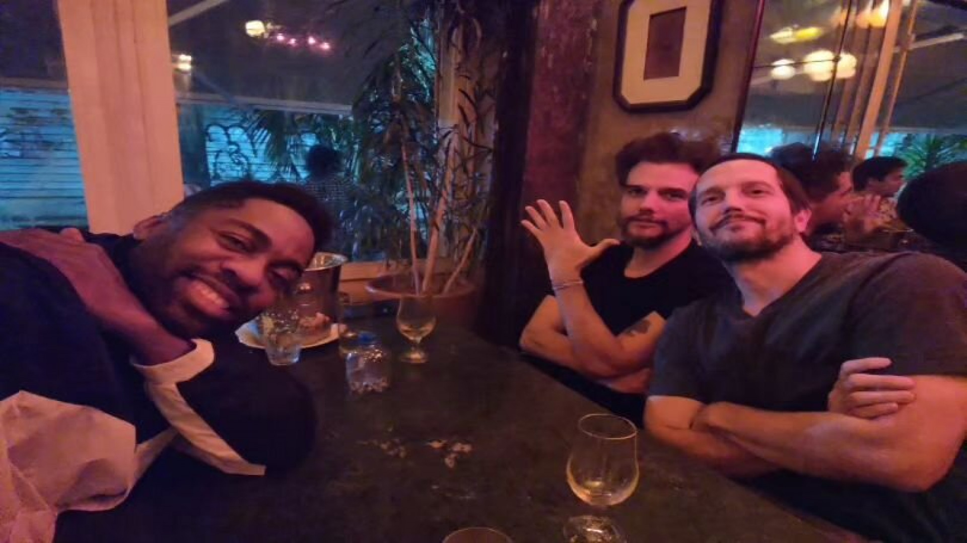 Lázaro Ramos, Wagner Moura e Vladimir Brichta - Reprodução / Instagram 