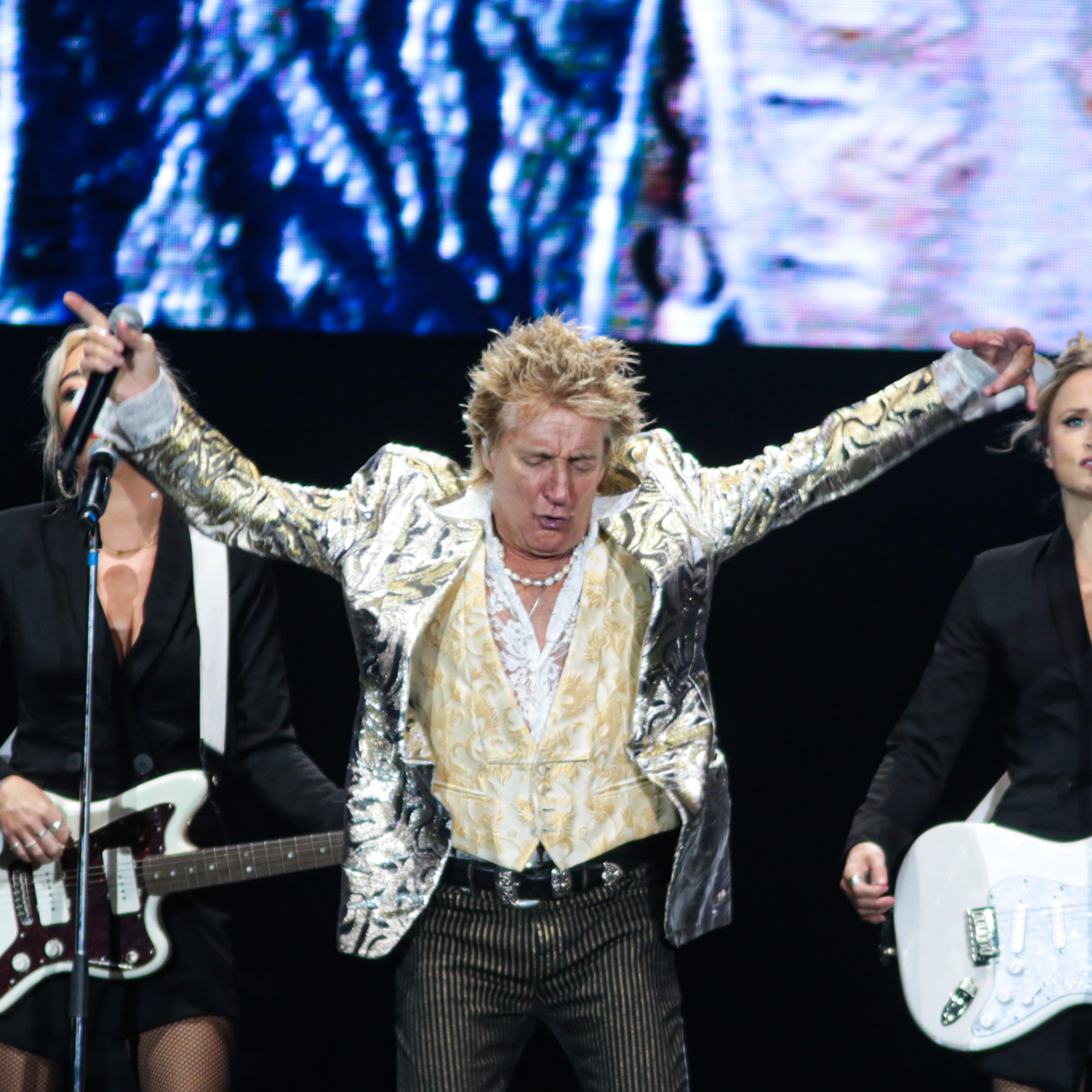 Rod Stewart faz show lotado em São Paulo  - Agnews 