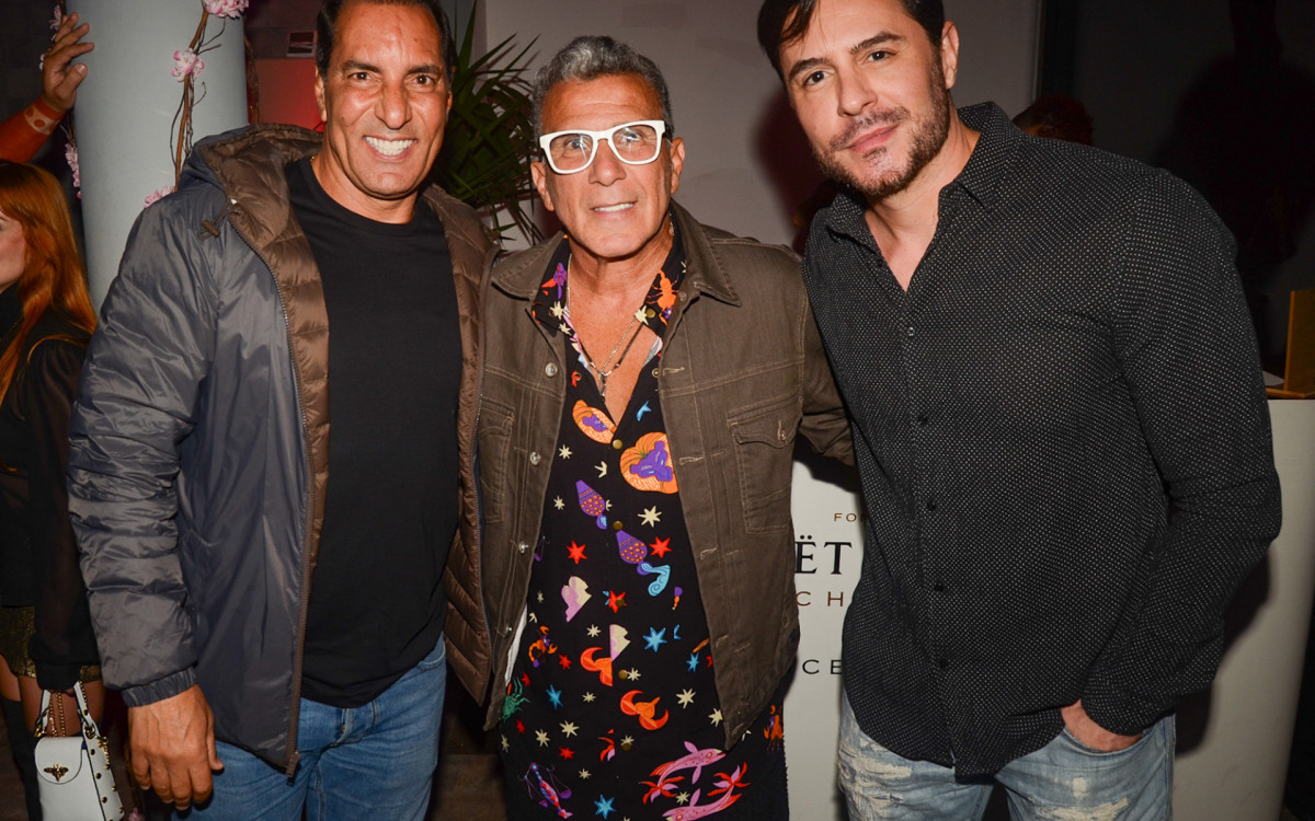 Edmundo, Eri Johnsson e Ricardo Tozzi