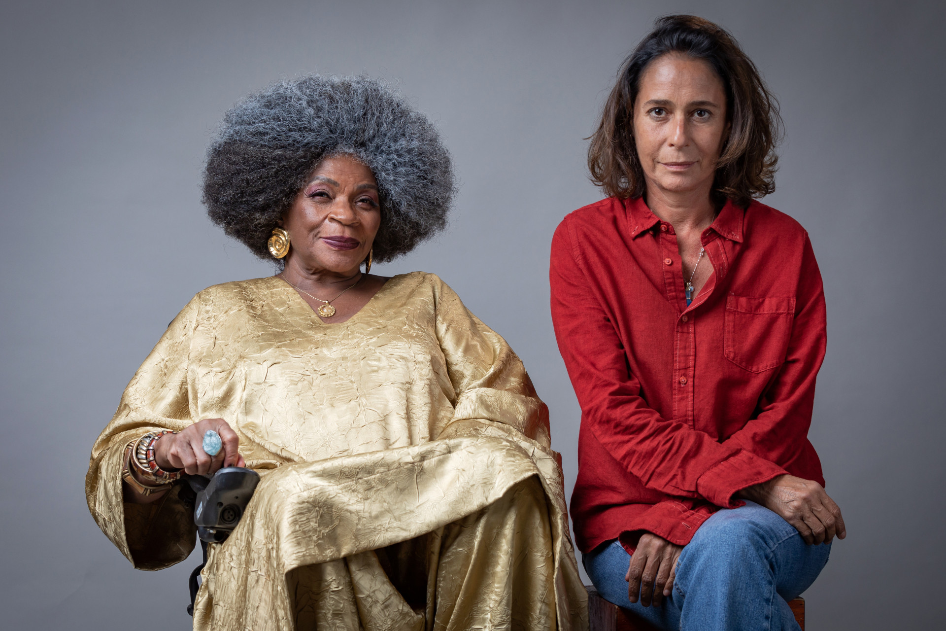 Zezé Motta e Andréa Beltrão estão no especial 'Falas da Vida' - Globo/Manoella Mello