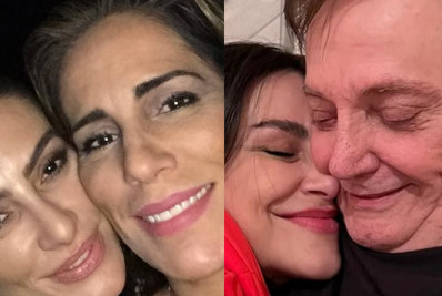 Glória Pires e Fábio Jr. se declaram para Cleo por aniversário de 41 anos