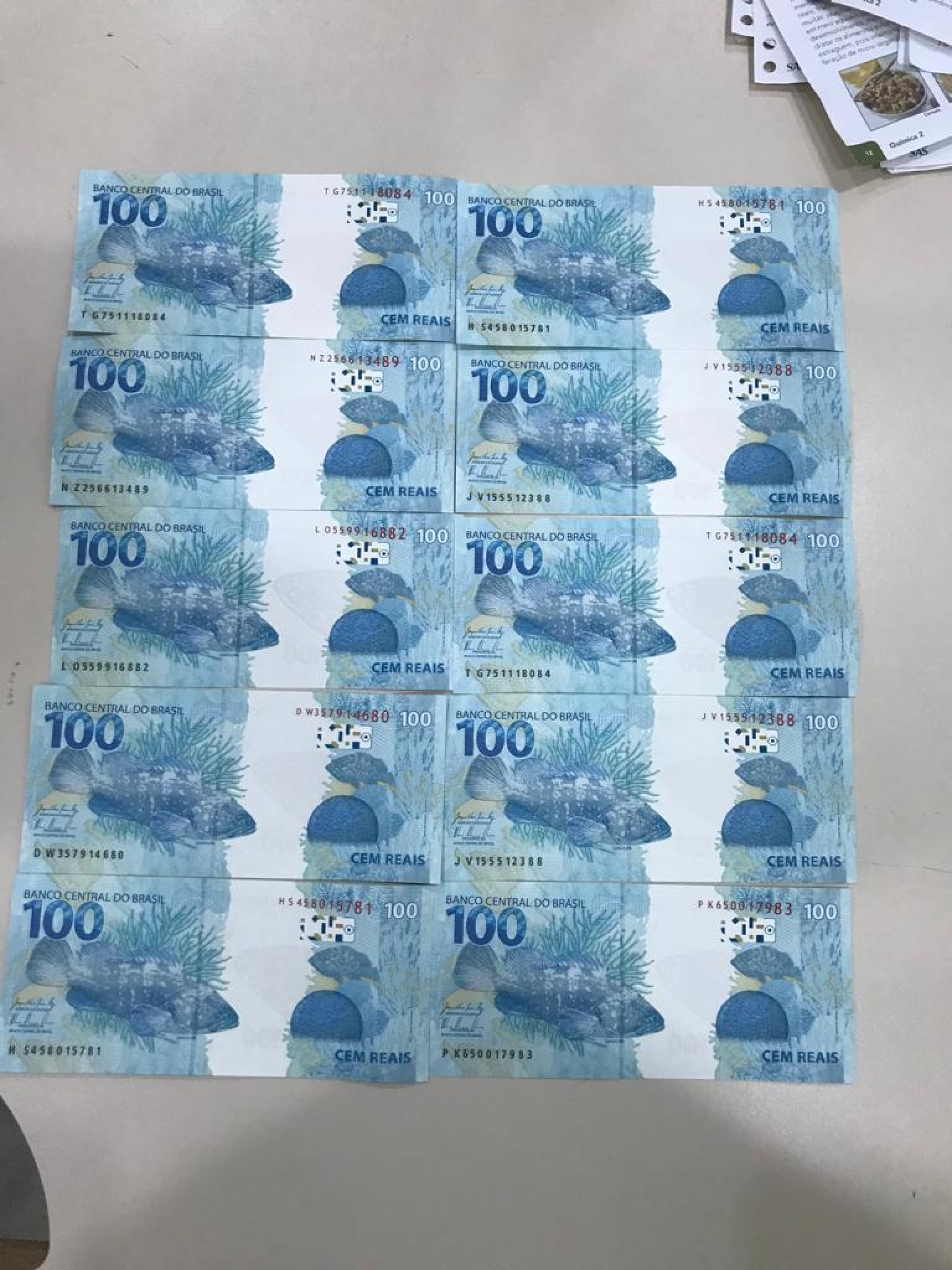 Ele será indiciado pelo crime de moeda falsa, cuja pena varia de 3 a 12 anos de reclusão e multa. - Divulgação/PM 