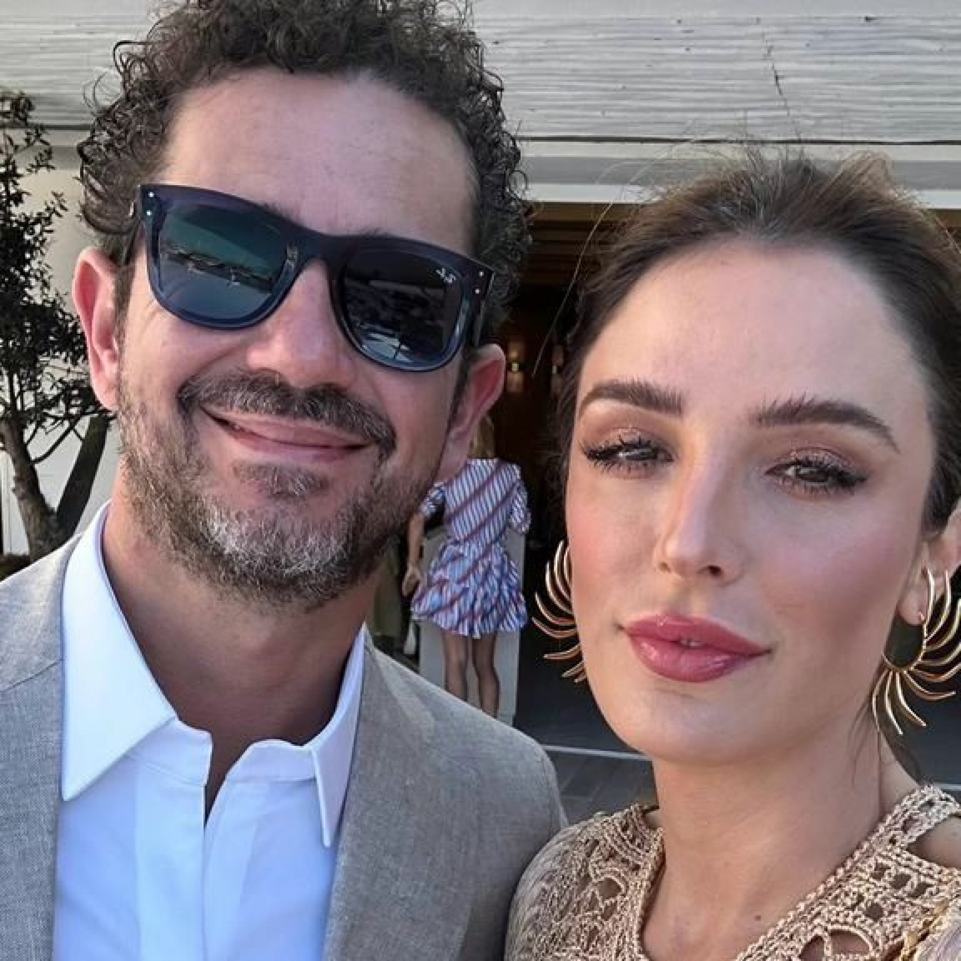 Felipe Andreoli e Rafa Brites estiveram no casamento de Ronaldo Fenômeno e Celina Locks - Reprodução/Instagram