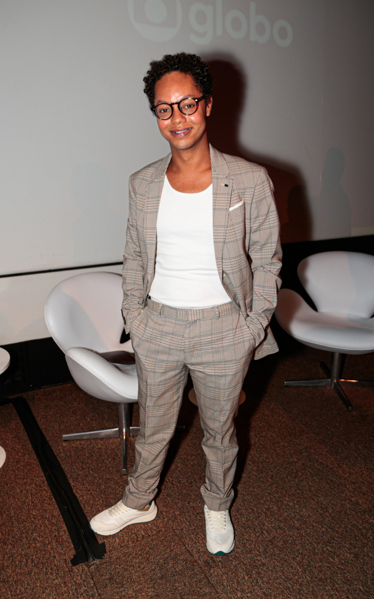 O ator Clayton Nascimento participa do festival Negritudes Globo, nesta terça-feira