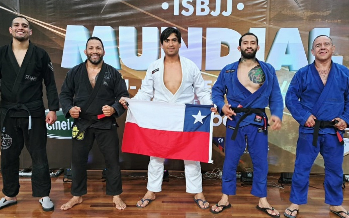 Equipe chilena fez bonito no desafio contra atletas brasileiros