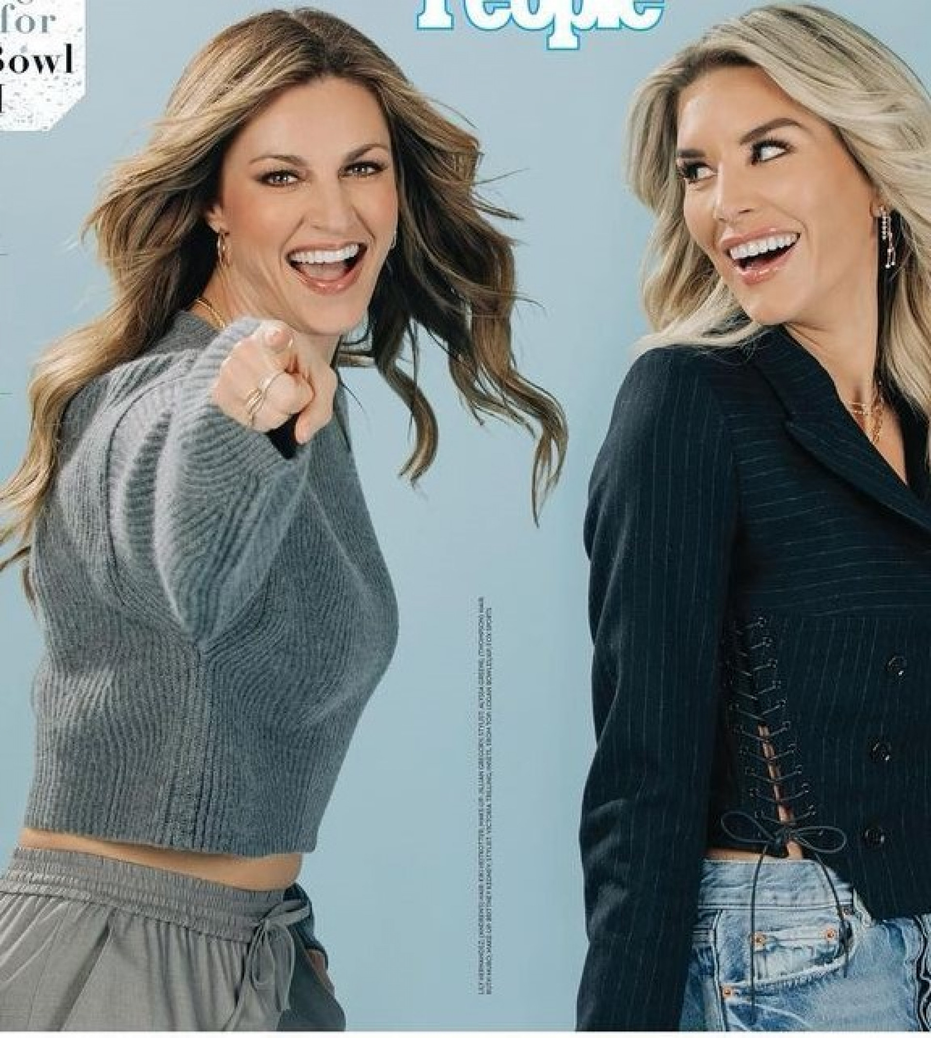 Comentaristas Erin Andrews e Charissa Thompson - Reprodução/Instagram