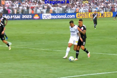 Santos x Vasco: Seneme concorda com pênalti de Puma em Marcos Leonardo