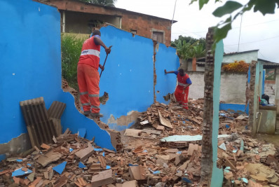 Gated demole mais duas construções no Centro de Maricá